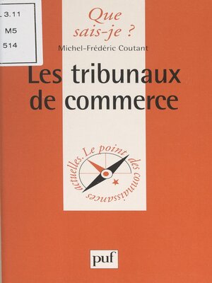 cover image of Les tribunaux de commerce